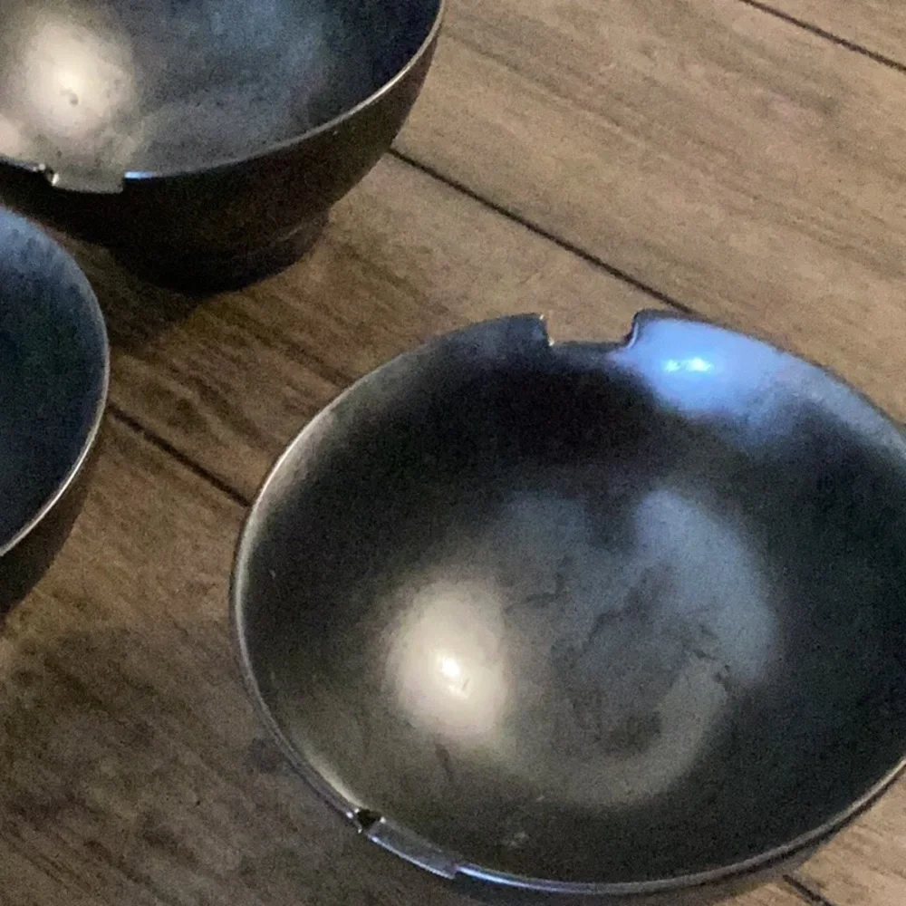 set of 3 BIA Cordon Bleu Soup Noodle Ramen Bowl Porcelain Stoneware